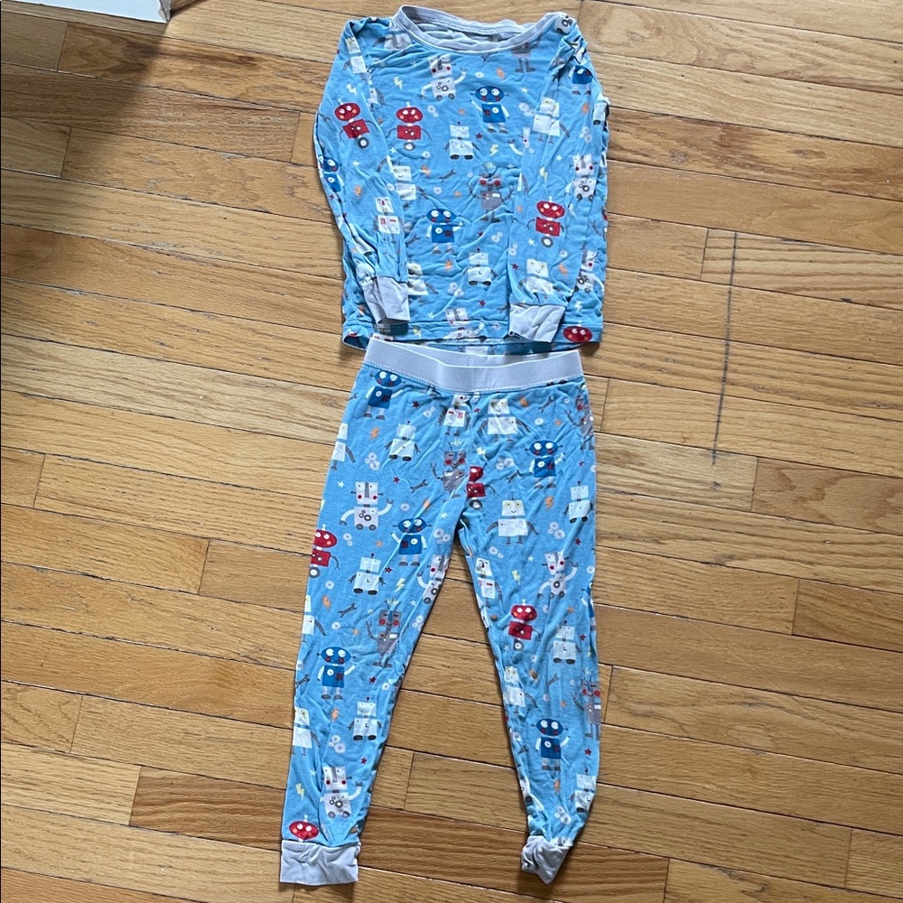 Little Sleepies robot party pajamas